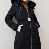 Top 10 💯 Karen Millen Premium Fur Trim Belted Maxi Down Jacket ❤️