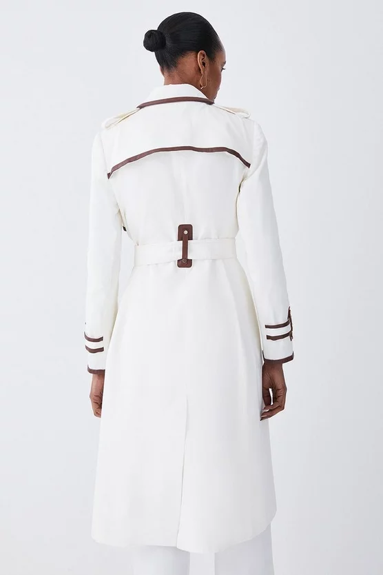 Best reviews of โจ Karen Millen Collar Detail Belted Trench ๐งฅ Coat ๐ - Image 3