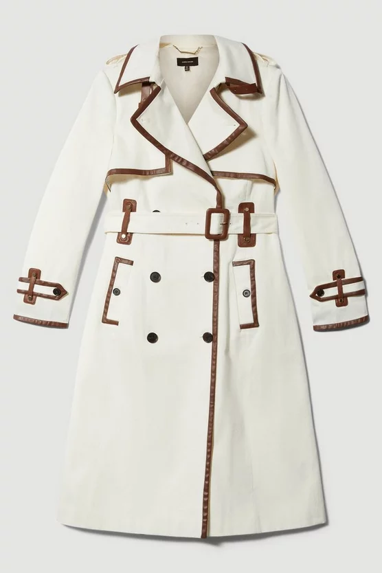 Best reviews of โจ Karen Millen Collar Detail Belted Trench ๐งฅ Coat ๐ - Image 4