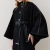 Cheapest 👏 Karen Millen Italian Virgin Wool Pu Tipped Cape 😍