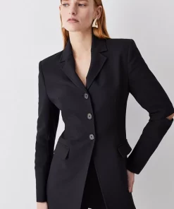 Wholesale 🥰 Karen Millen Clean Tailored Split Detail Blazer 😍